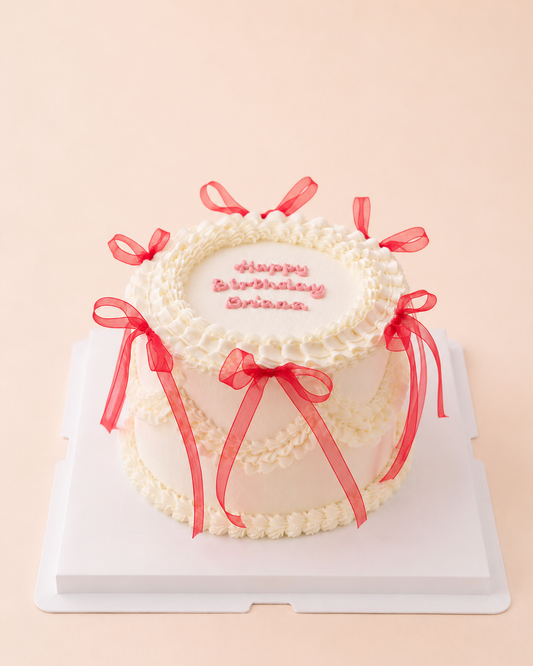 Scarlet Bow Cake