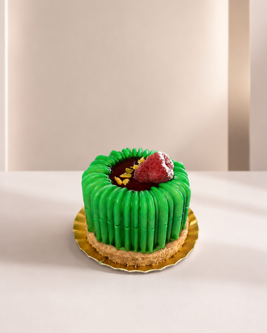 Pistachio Raspberry Mousse