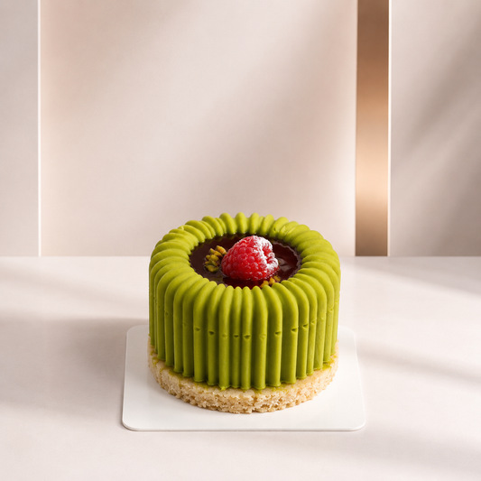 Raspberry Pistachio Mousse