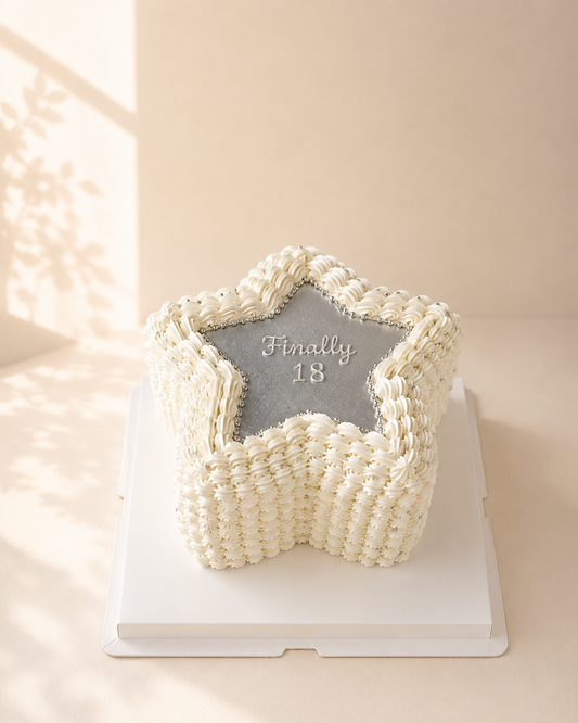 Silver Star Cake