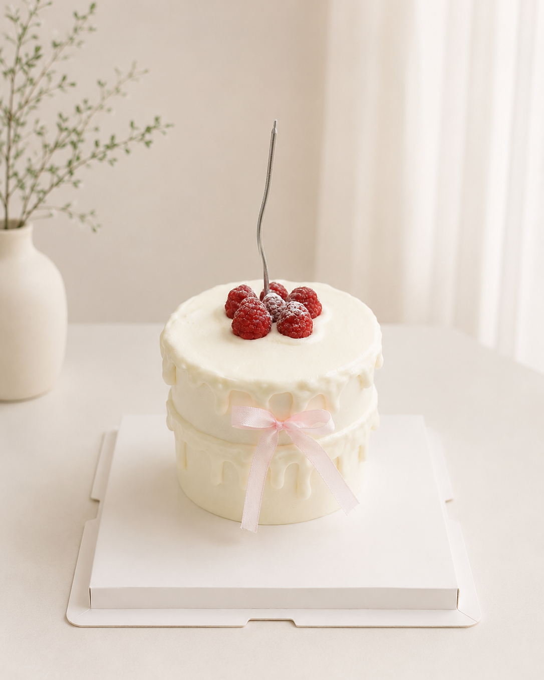 Blush Raspberry Cake