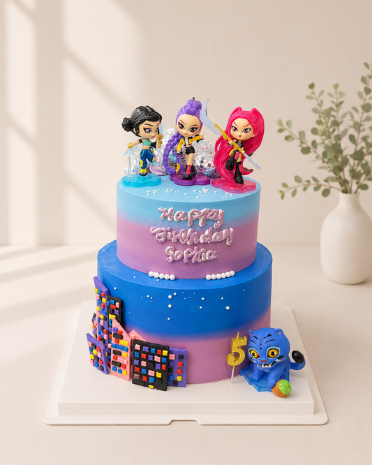 Kpop Demon Hunters Cake