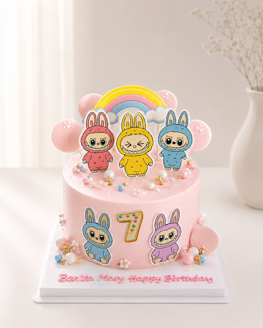 Labubu Party Cake