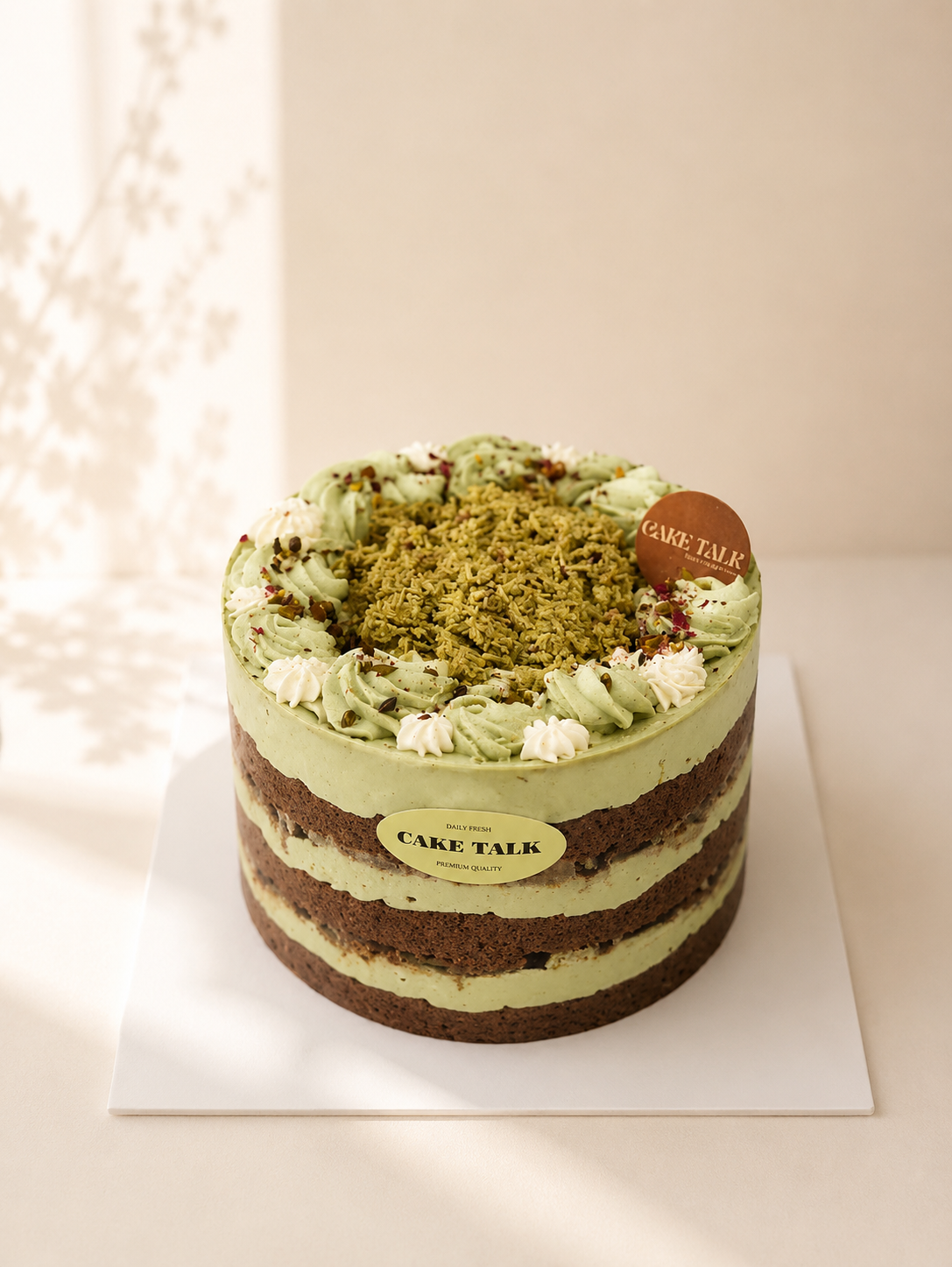 Dubai Chocolate Pistachio Cake
