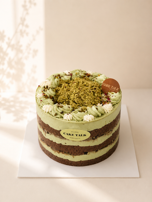 Dubai Chocolate Pistachio Cake