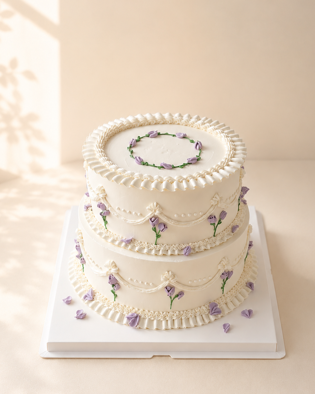 Purple Blossom Cake