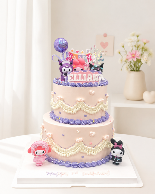 Kawaii Sanrio Kingdom Cake