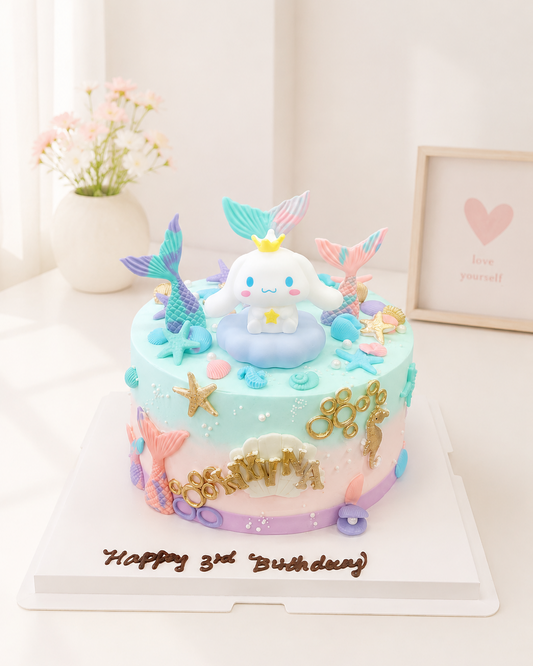 Mermaid Cinnamoroll Cake