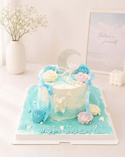 Moon Garden Cake