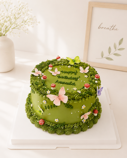 Forest Bloom Cake