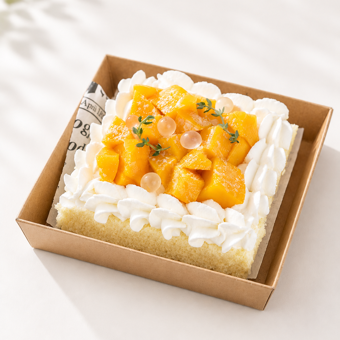 Mango Cake Box