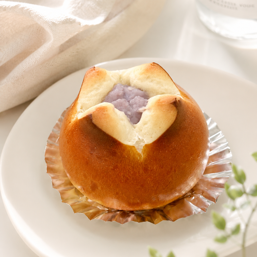 Taro Salted Egg Pork Floss Pretzel