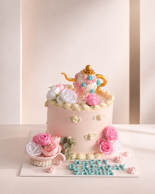 Garden Tea Party Cake
