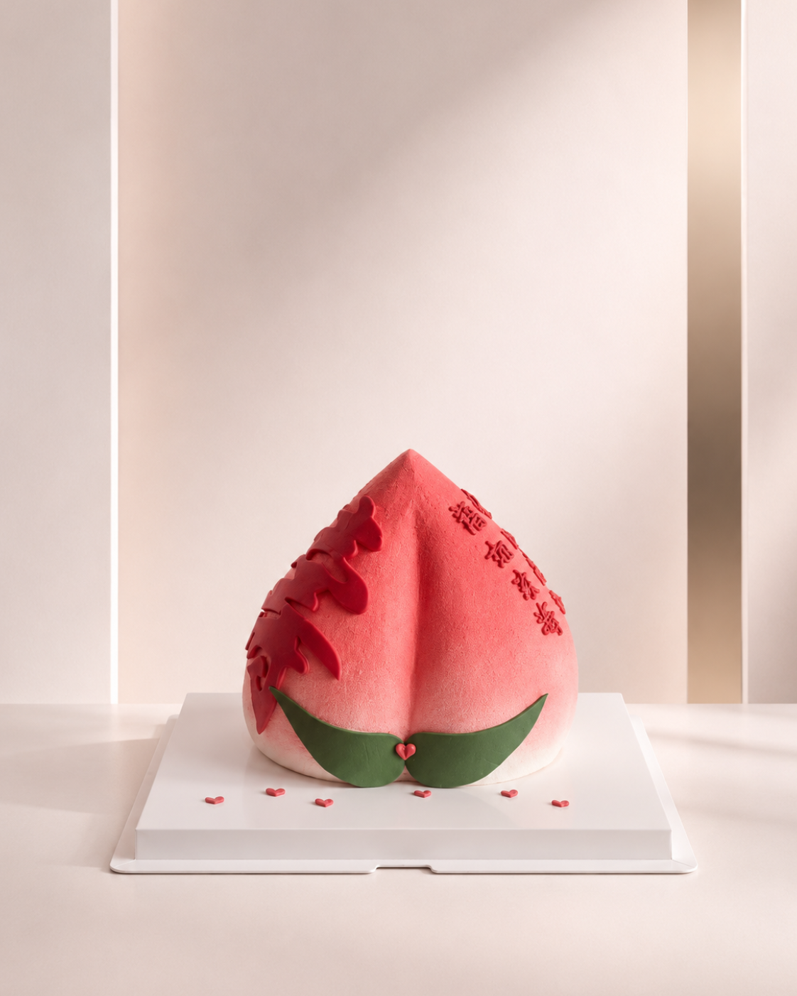 Longevity Peach Cake