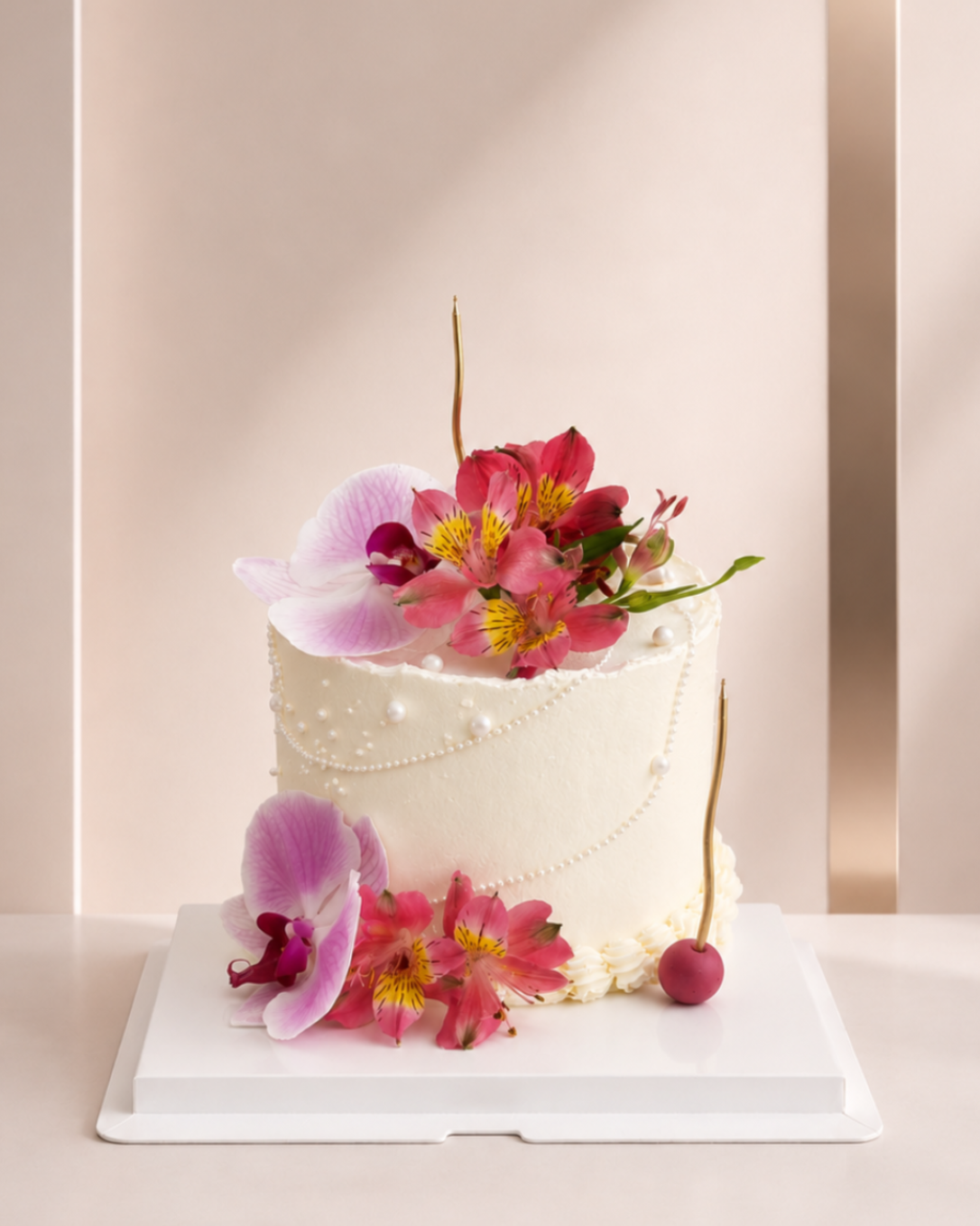 Pink Blossom Cake