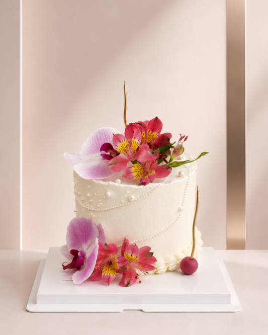 Pink Blossom Cake