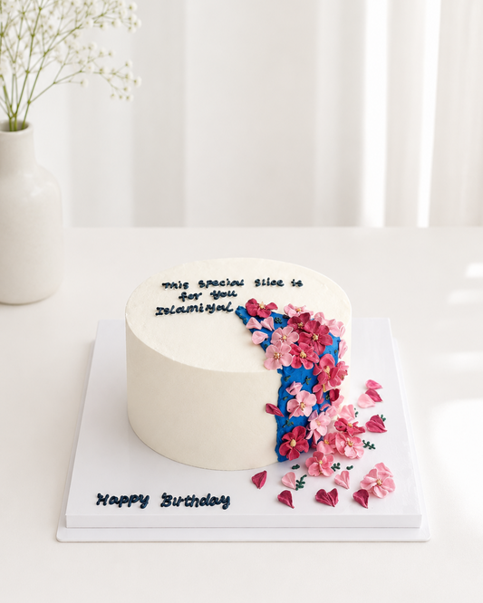 Petal Cascade Cake