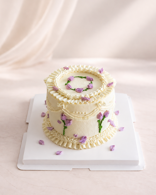 Purple Blossom Cake