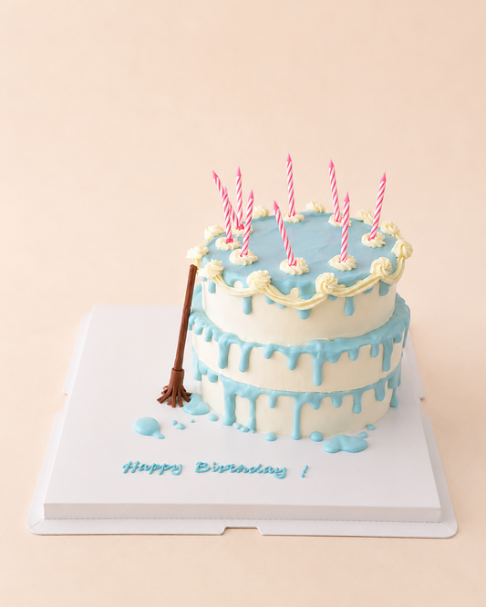 Enchanted Aurora Cake