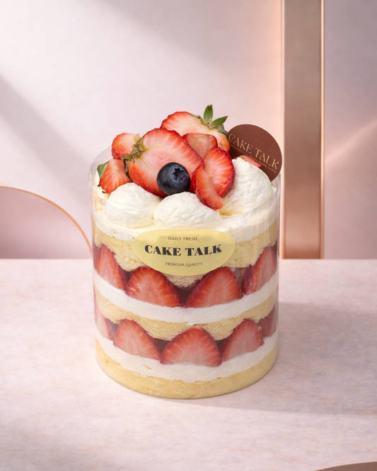 4" Strawberry Cake