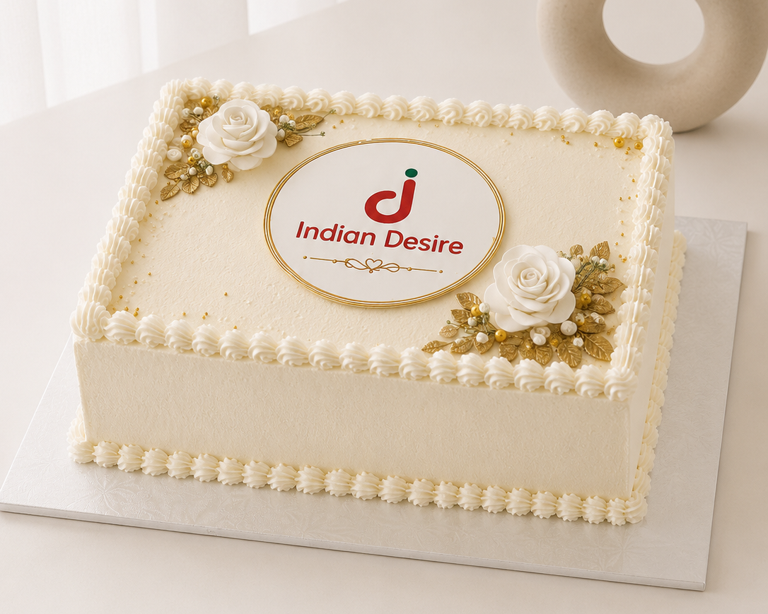 Custom Logo Slab Cake