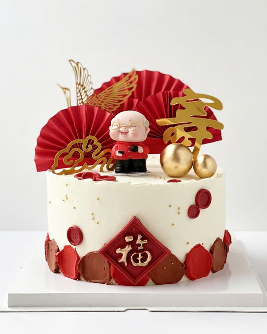 Blooming Blessings Grandpa Cake