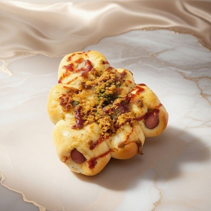 Chicken Sausage Pork Floss Bun