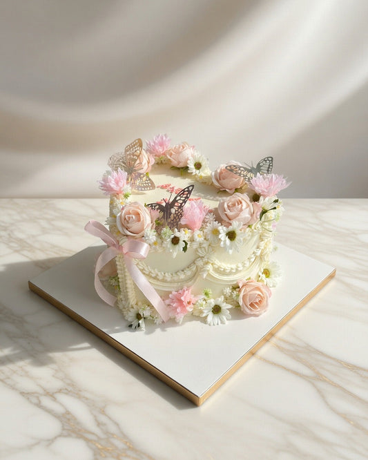 Butterfly Garden Cake
