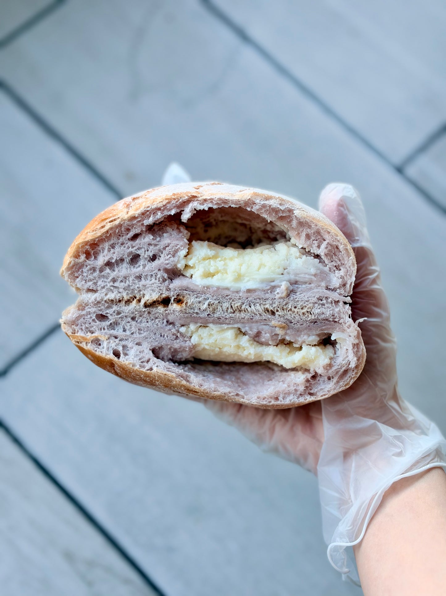 Blueberry Cream Cheese Soft Bread