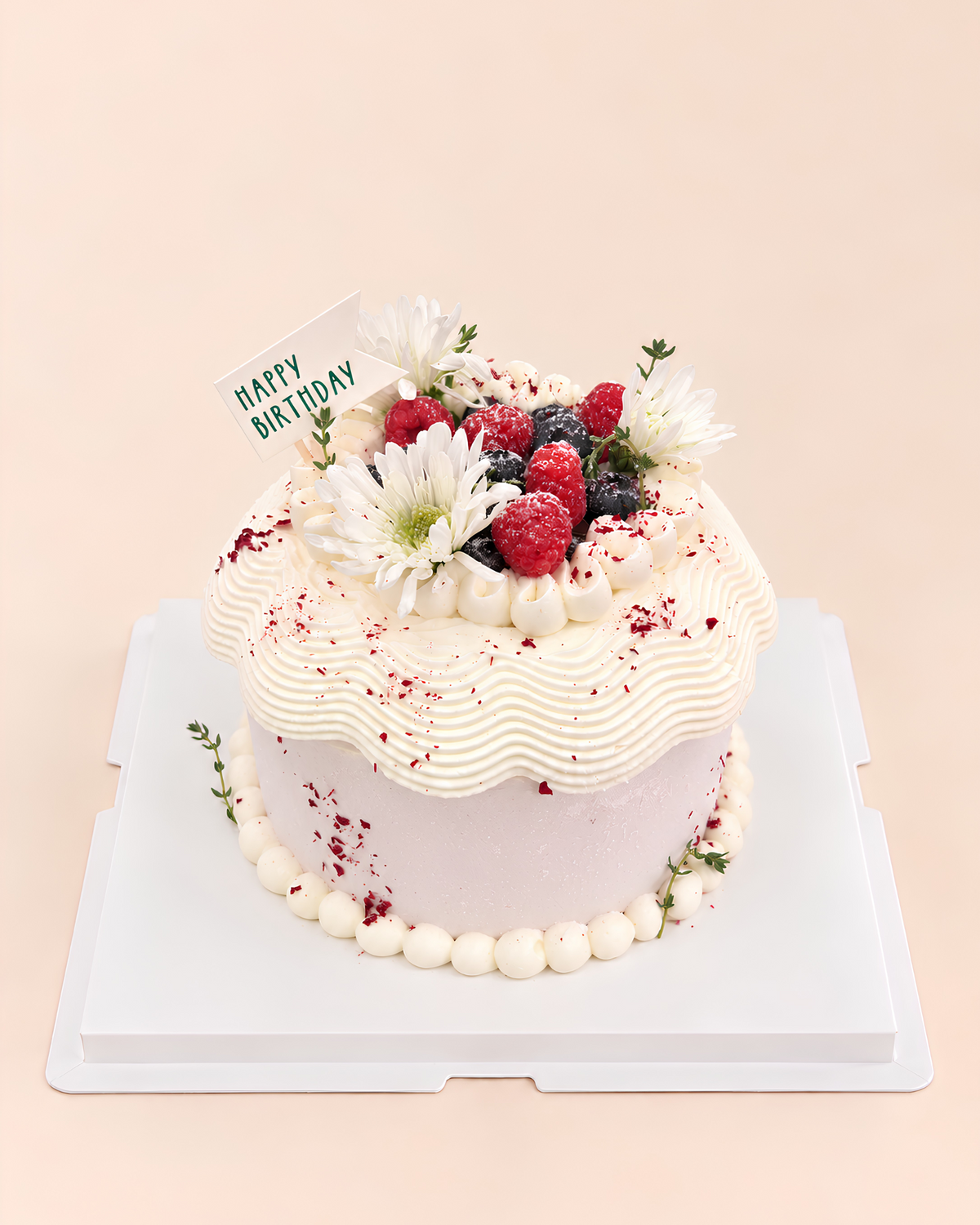 Wild Berry Garden Cake