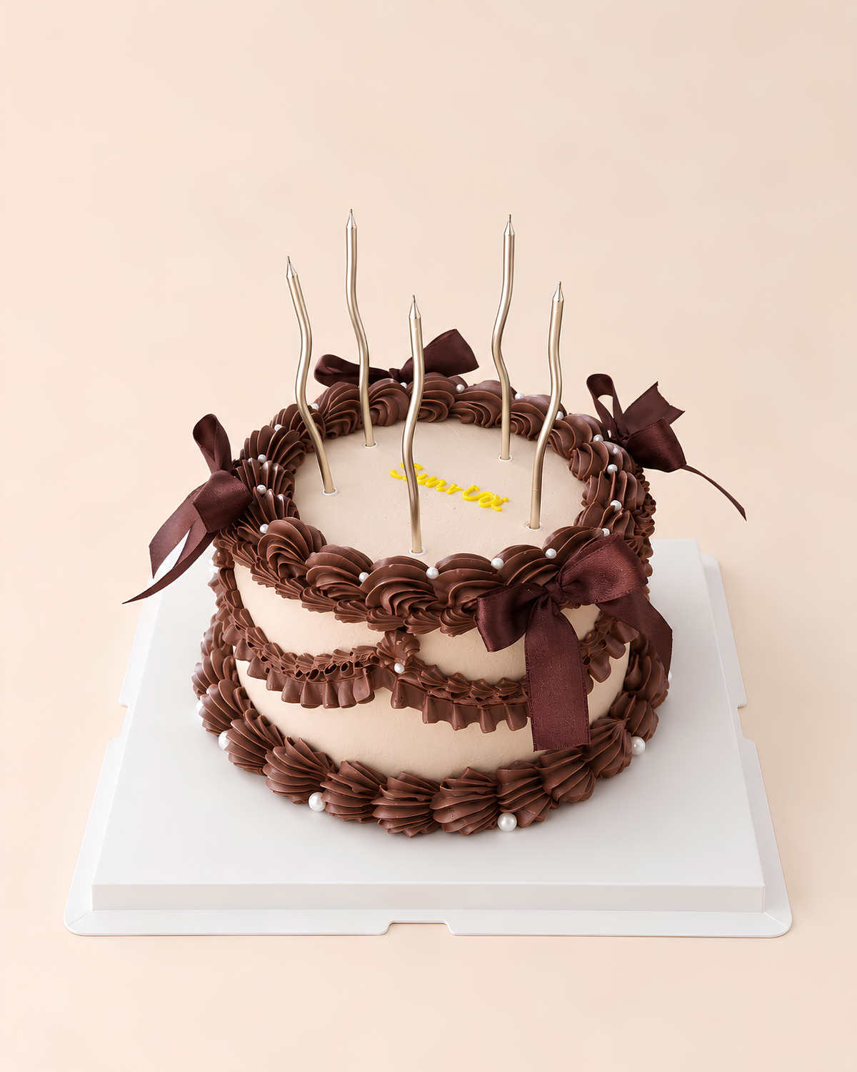 Mocha Vintage Cake