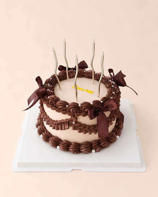 Mocha Vintage Cake