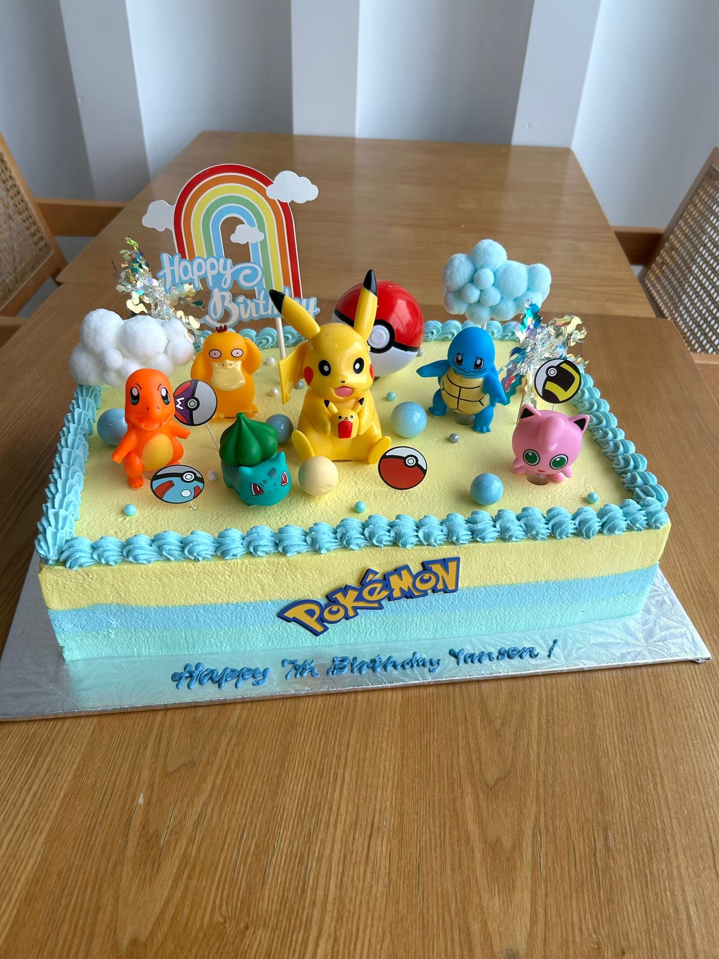 Pokemon Slab Cake 長方形蛋糕