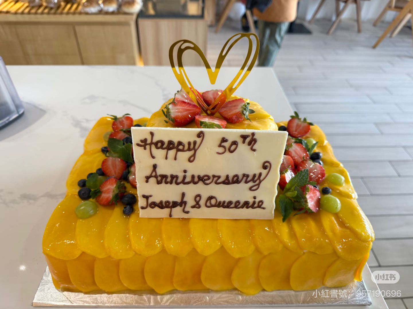 Mango Slab Cake 芒果長方形蛋糕