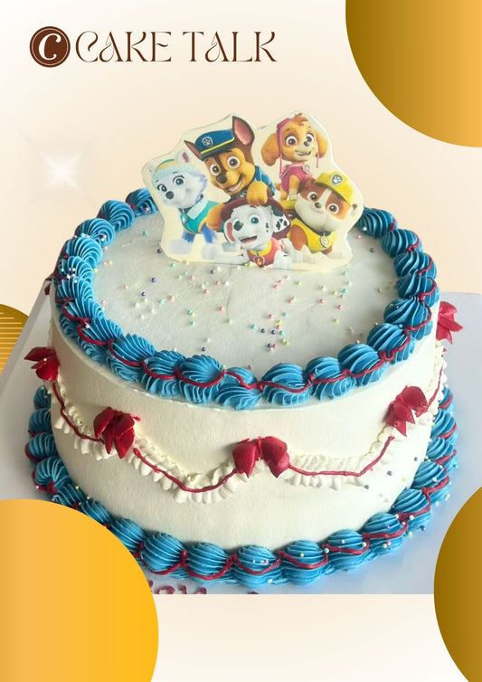 Cartoon Dog Cake