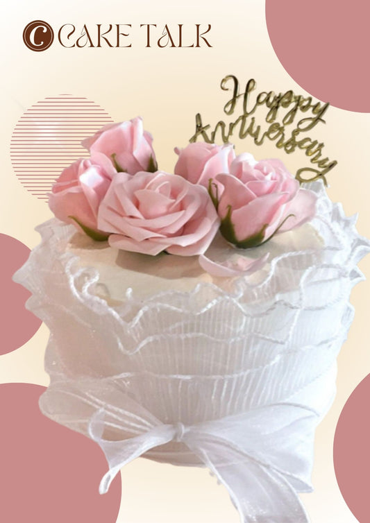 Rose Ribbon Cake