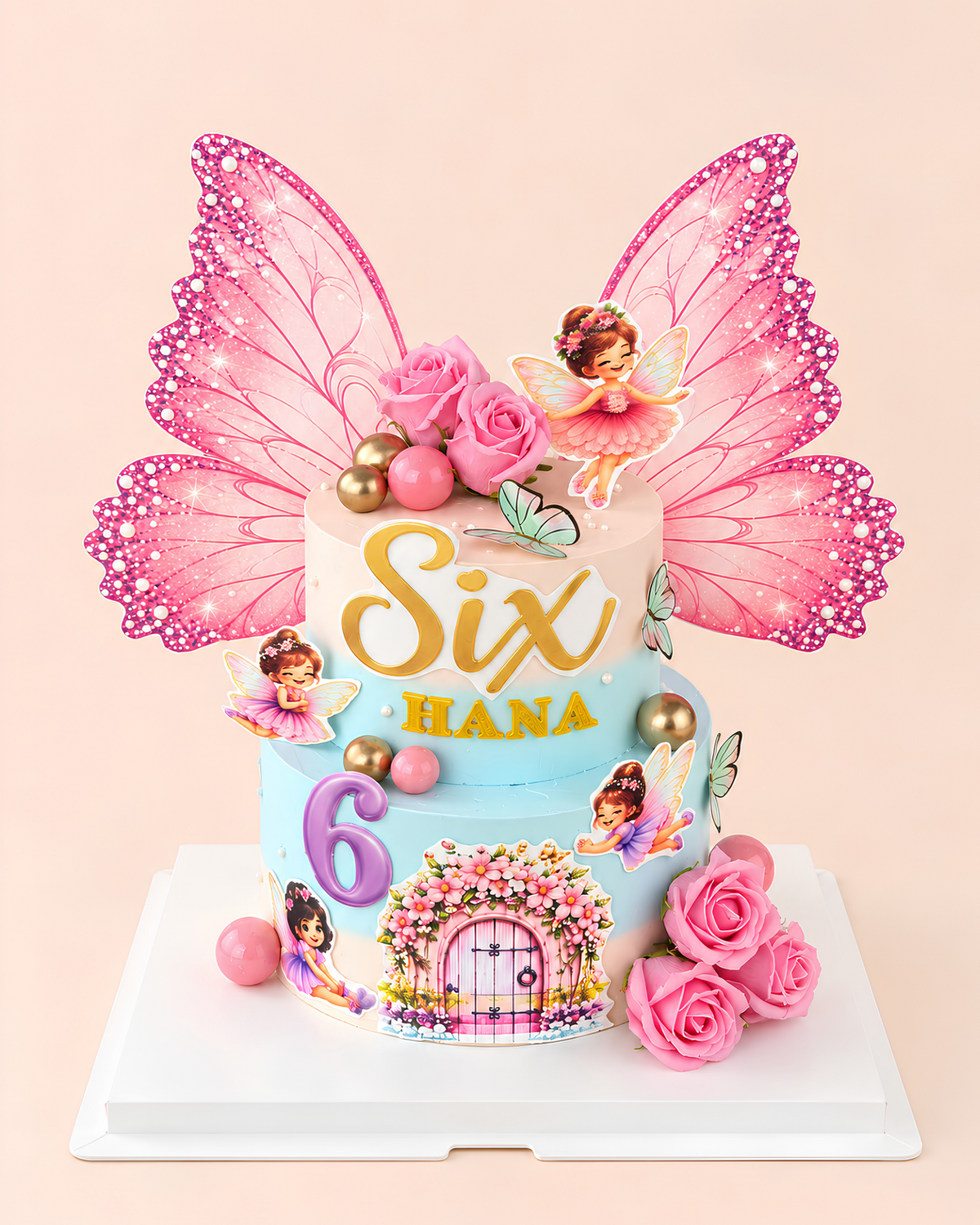 Enchanted Fairy Garden Cake