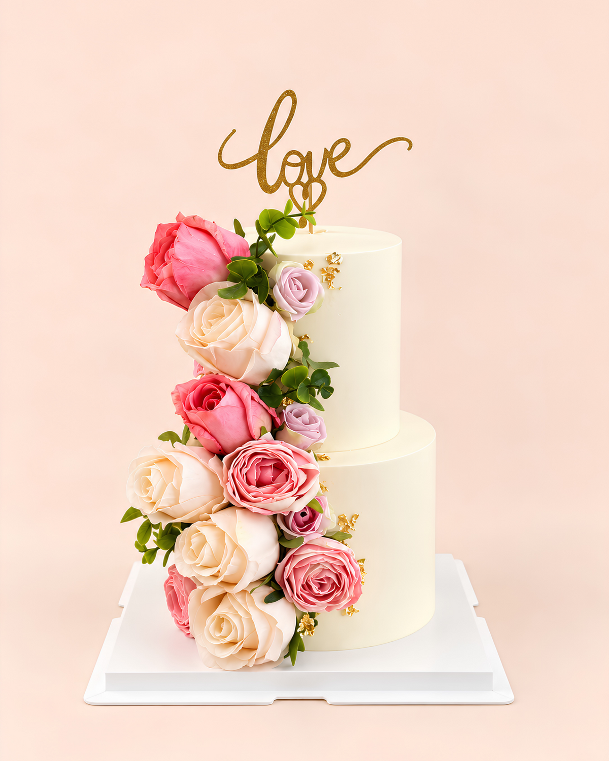 Everlasting Love Wedding Cake