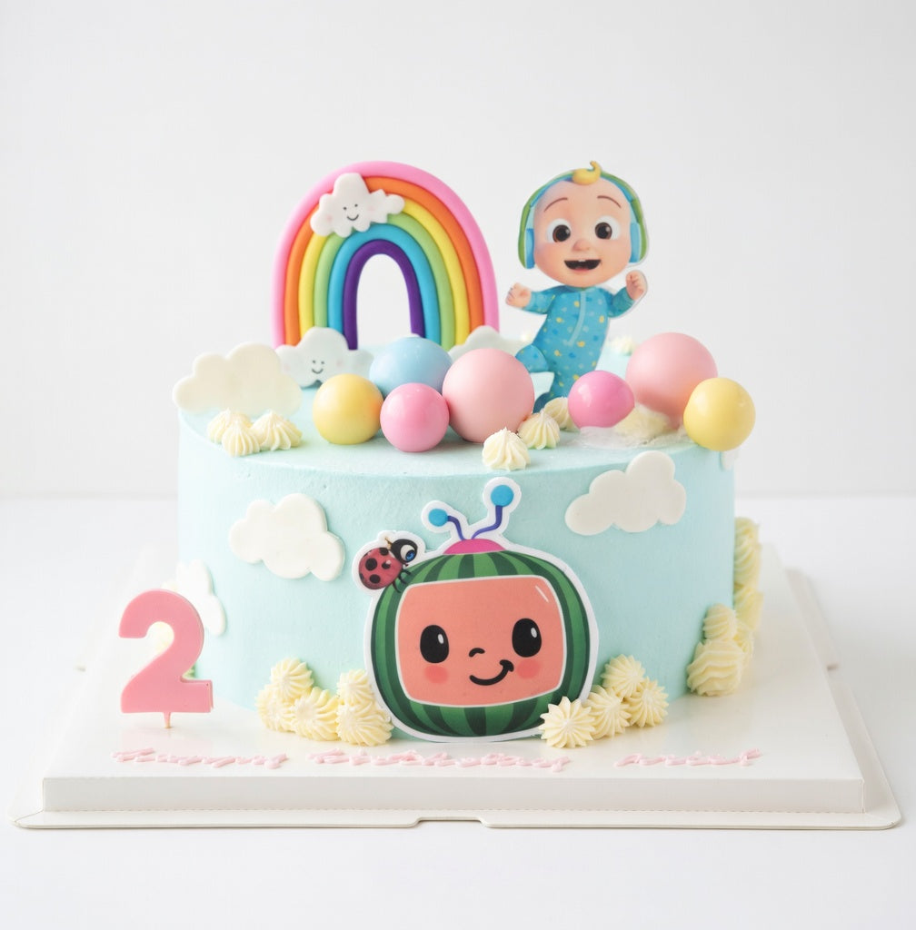 Cocomelon Birthday Cake