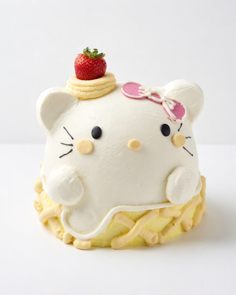 Hello Kitty Shaped Cake