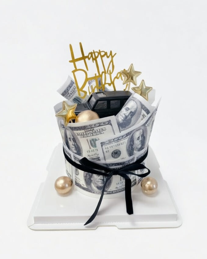 Stacks on Wheels Cake